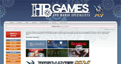 Desktop Screenshot of hbgames.org