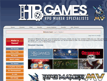 Tablet Screenshot of hbgames.org